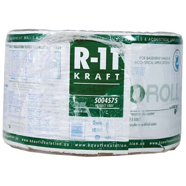 EcoRoll KR42E/TAK Fiberglass Insulation, 135.12 sq-ft Coverage Area, 70-1/2 ft L, 23 in W