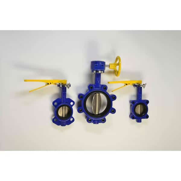3 EPDM Seated Butterfly Valve, Wafer, Ductile Iron Body  Gear Operator