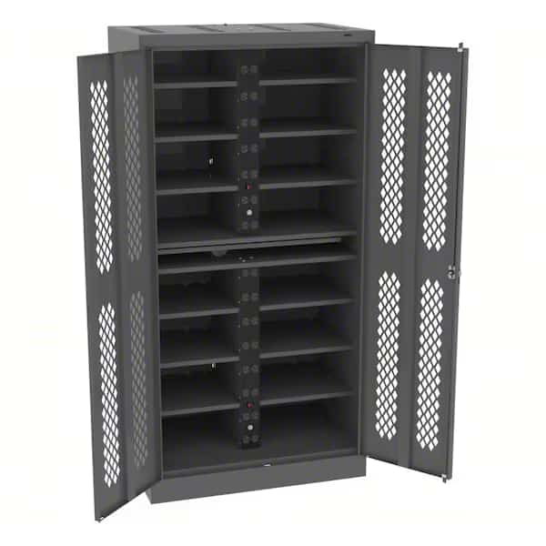 Laptop/Tablet Charging Station, SCS, Tennsco, Mfr#: 7224-CMP-MGY