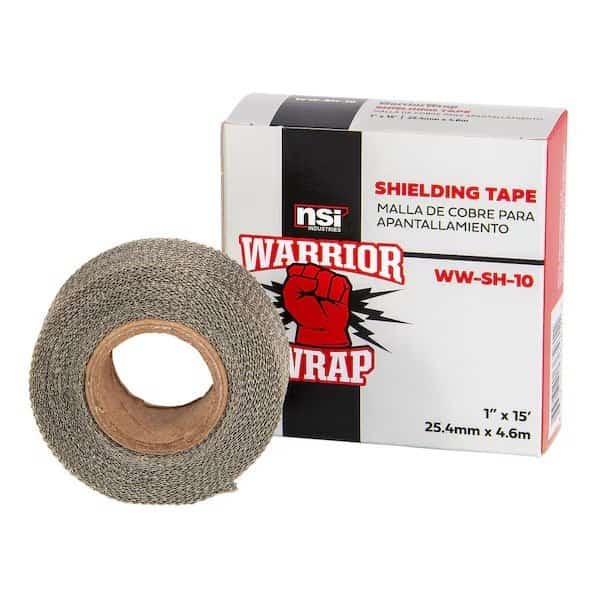 Shielding Tape, Length 15FtWidth 1", Gr
