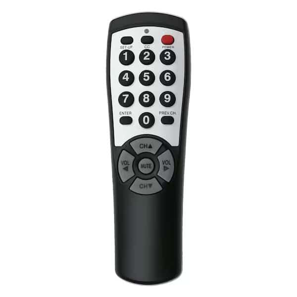 Standard Universal Remote, Programmed For Healthcare TVs