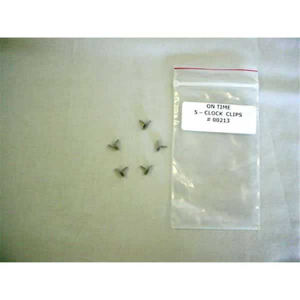 213 Clock Clips, Pack Of 5, 5PK