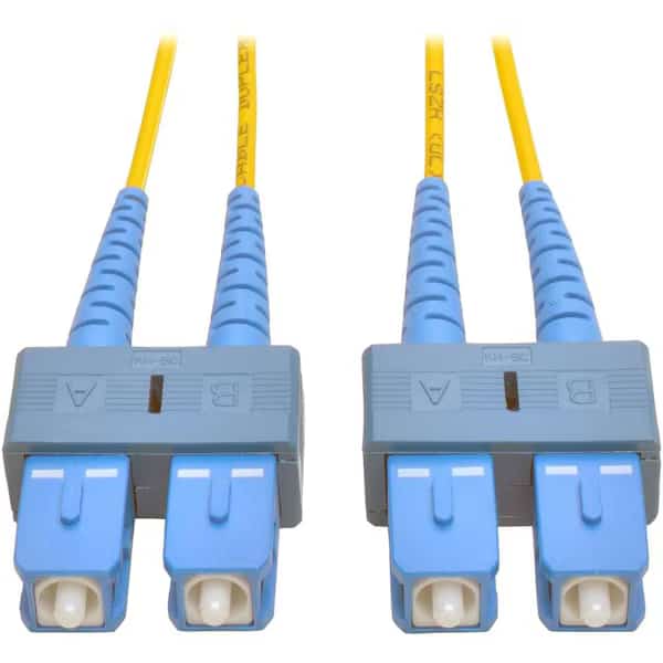 Fiber Optic Cable, Dplx, SMF, 8.3, SC/SC, 5m, TRIPP LITE, Mfr# N356-05M
