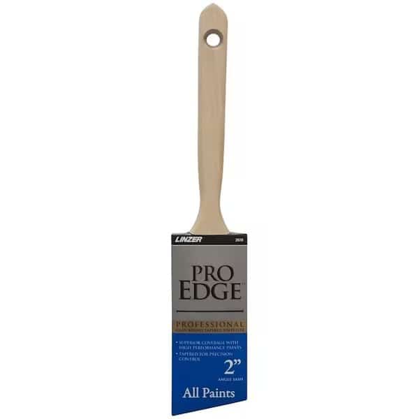 Paint Brush, 2 in W, Polyester Bristle, Angle Sash Handle