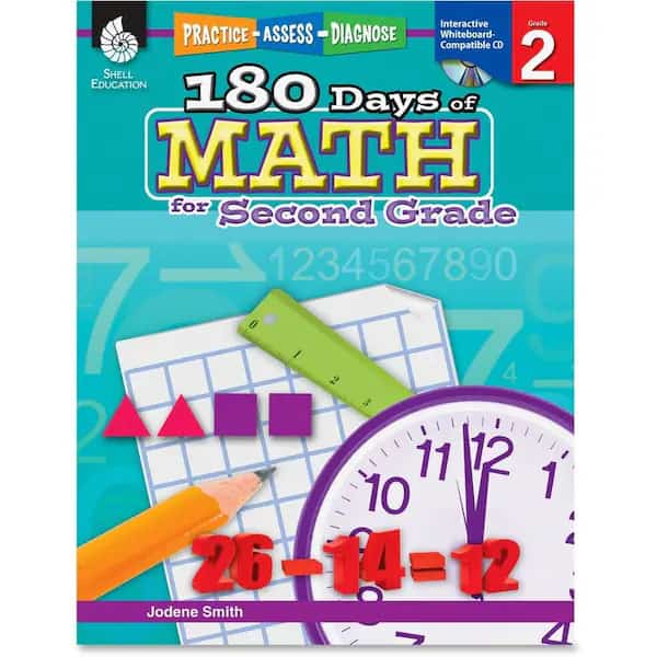 180 Days of Math Book, Grade 2