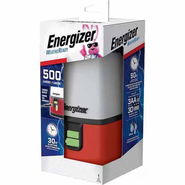 Energizer Weatheready 500 lm Red LED Emergency Lantern