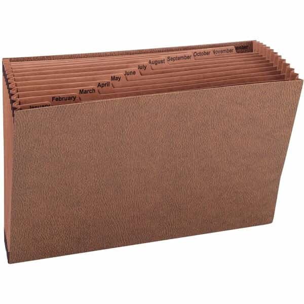 Legal Recycled Expanding File, Red