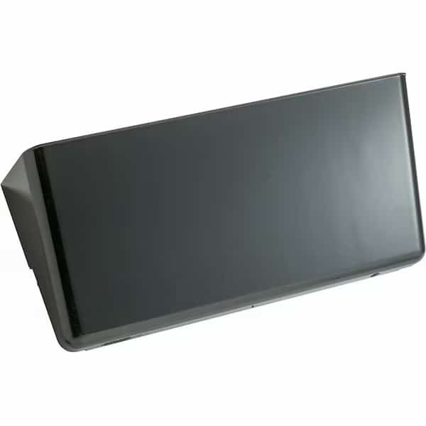 Wall Pocket, Legal, 7Hx16 1/3W In, Black