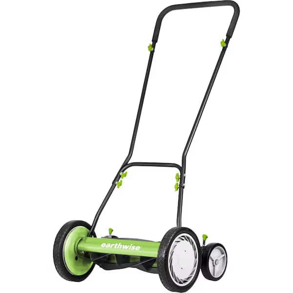 16" Reel Lawn Mower with Trailing Wheels