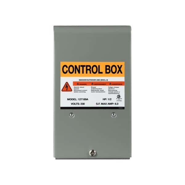 Control Box, Submersible Well Pump, 1/2 HP, Star Water Systems, Mfr#: 127189A