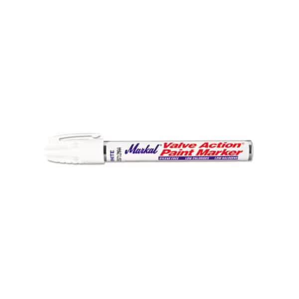 Valve Action Paint Marker White
