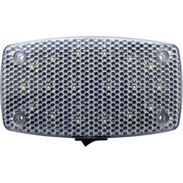 18 LED Dome Light 412 Width x 278 Height x 1 Depth 12 Volt DC 07 Amp, Optronics, Mfr#: ILL22CBBP