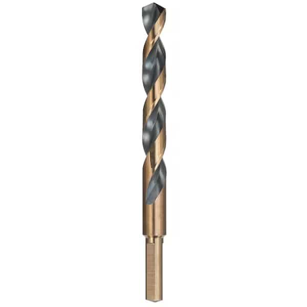 27/64" Black Oxide Split Point Drill Bit (3/8" Reduced Shank)