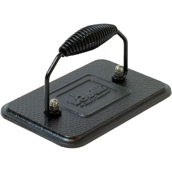 Lodge Logic Cast Iron Bacon Press Black