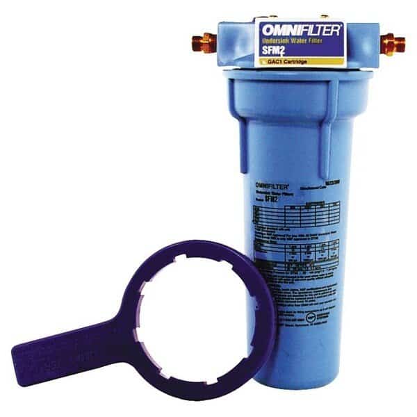 Pentair OMNIFilter USM2-S-S18 Filtration System, 3/8 in Water Inlet, 1-Stage