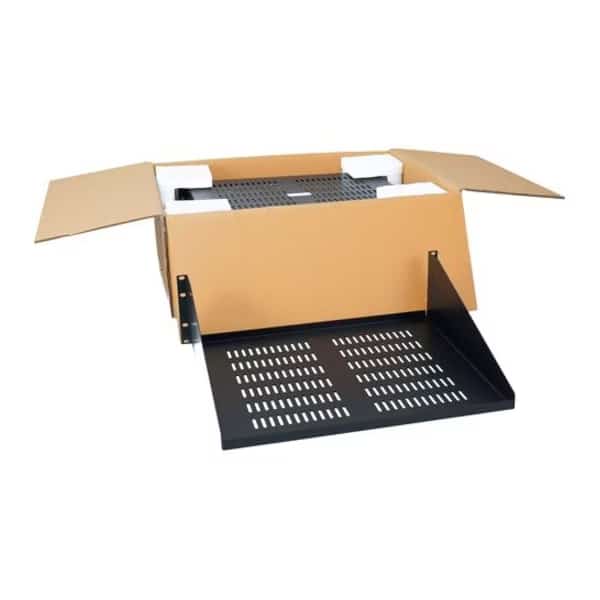 RACK SHELF, 15in SINGLE VENTED, 3RMS, 2PK