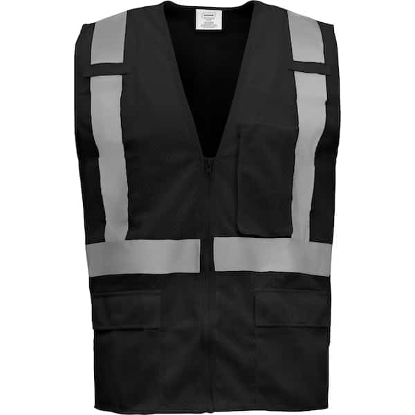 Hi-Vis Safety Vest 5XL , Zipper 5 Pockets