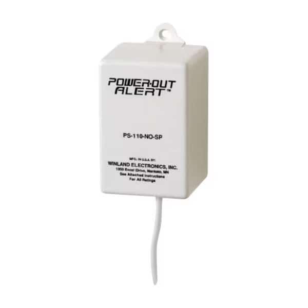 Power OutAlert, 120VAC, 0.5A, 50/60 Hz