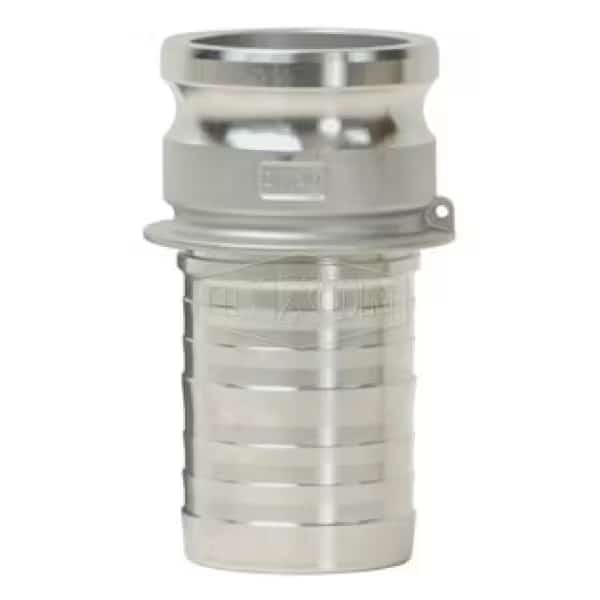 Global King Crimp Type E Cam & Groove Adapter, 1 in Nominal, Male Adapter x Hose Shank End Style, Al
