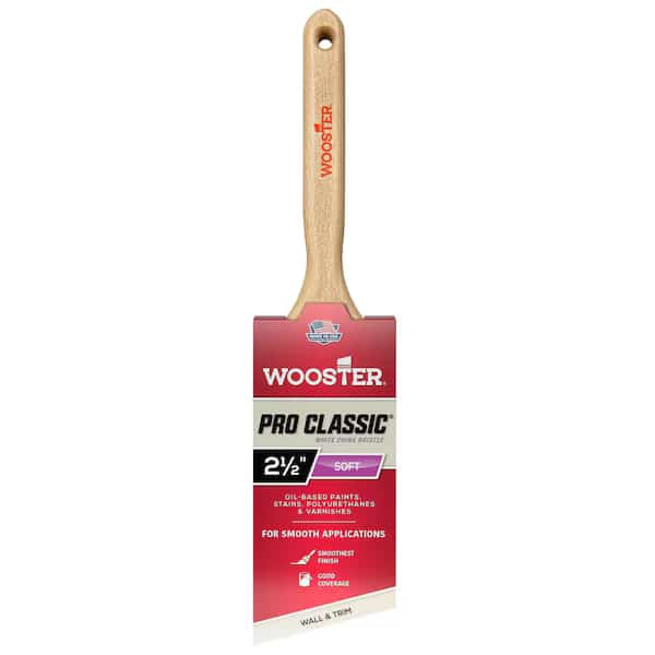 Z1222-2 2 in. White Majestic Angled Sash Brush