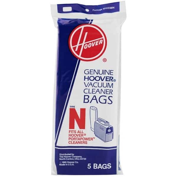 Hoover Type N Replacement Bag, 5 Pack