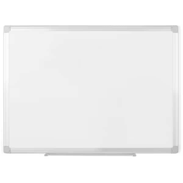 Earth Series Double-Sided Dry Erase Board, Recycled Frame, 18x24", Aluminum Frame