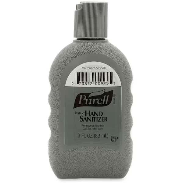 Hand Sanitizer Biobased Gel 3oz Rugged Portable Bottle, PK24