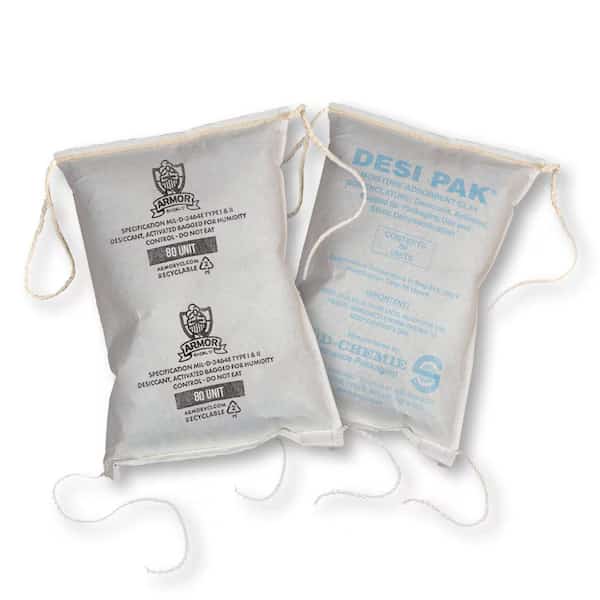 Desiccant, 80oz., Clay Sewn, 8.75",PK30, Mfr#: D80UCS, ARMOR SHIELD