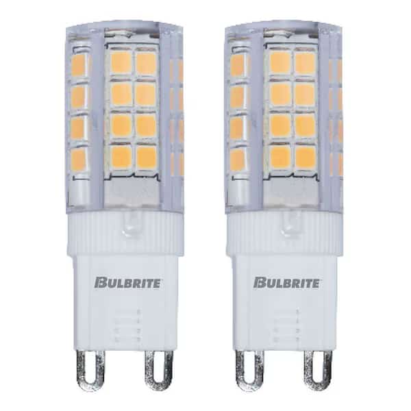 30-Watt Equivalent T4 Non-Dimmable Bi-Pin (G9) LED Light Bulb Warm White, 2PK