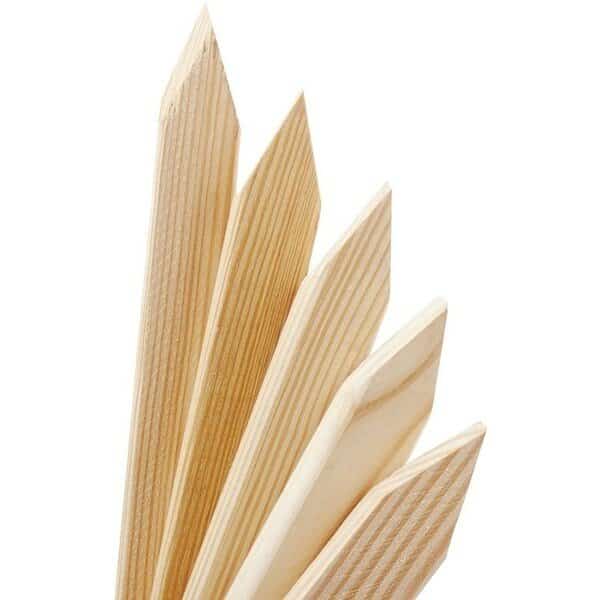 UFP 10611082880 Chisel Point Grade Stake, 18 in L, 2 in W, Pine Wood, Yellow