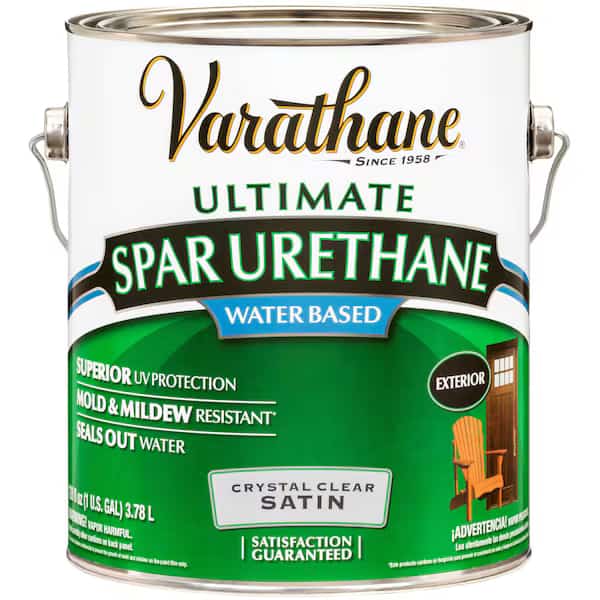 Spar Urethane, Clear, Satin, 1 gal.