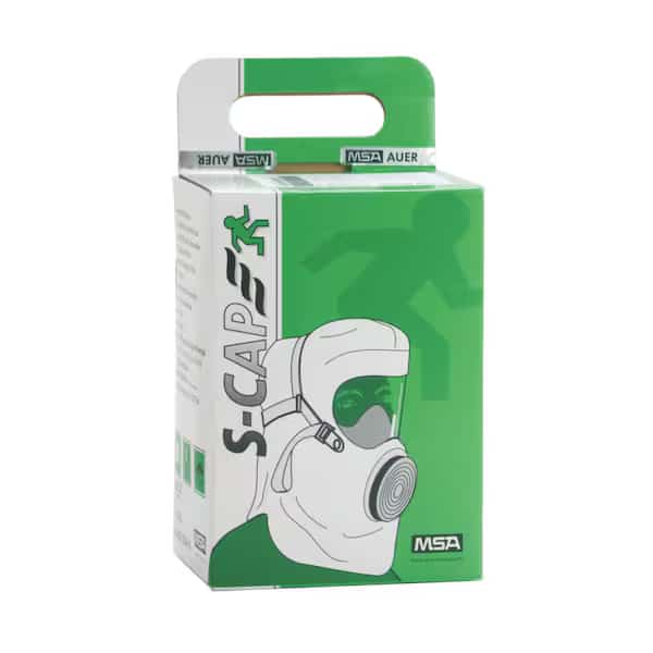 S-CAP Disposable Emergency Fire Escape Hood, PAPR System, 15 min Escape Duration, PVC Hood