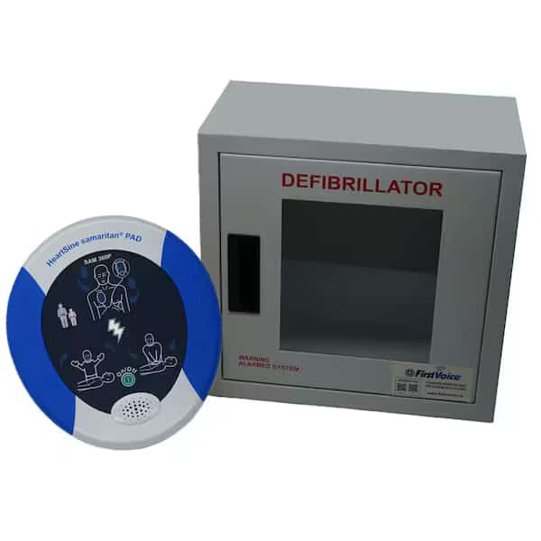 AED Value Package, 8" H, 2" D, 8" W, Stryker Heartsine, Mfr#: HS003F