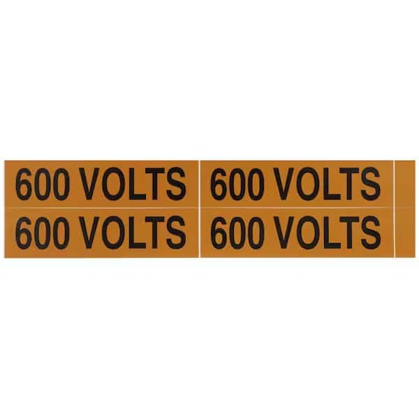 Voltage Marker,600V, Mfr#: VM-B-15, NSI INDUSTRIES