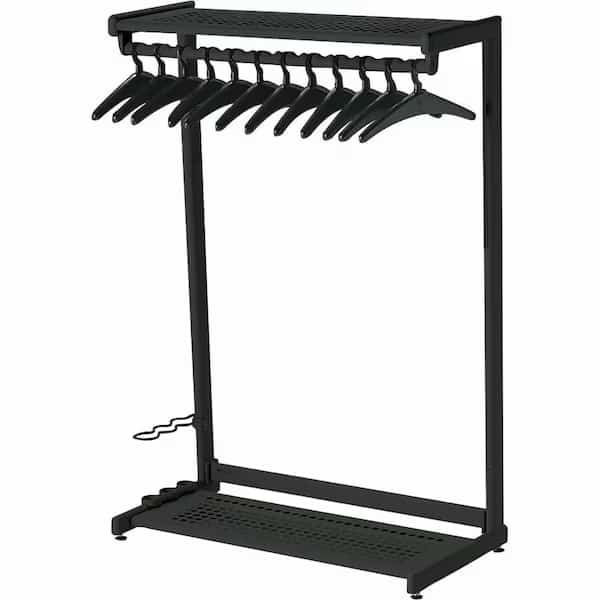 Garment Rack, Black, 48 in