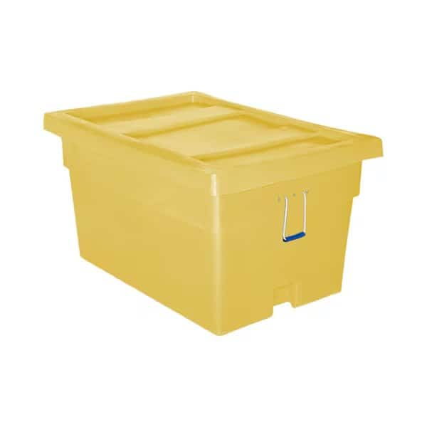 Bulk Ship Container, 24 cubic ft., 650lb. capacity, YLW