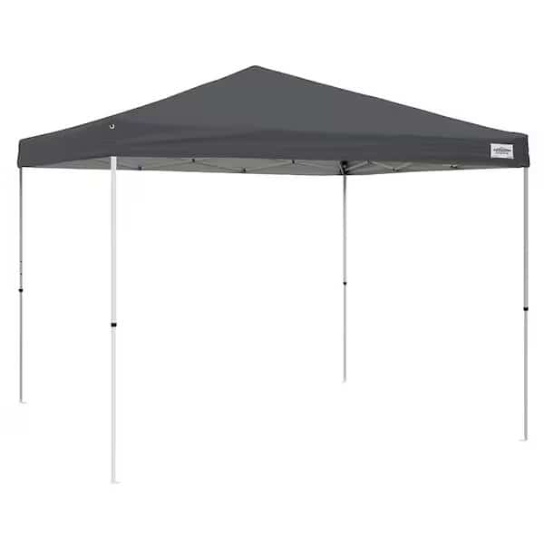 Canopy, 10 ft L, 10 ft W, 9 ft 1 in H, Steel Frame, Polyester Canopy