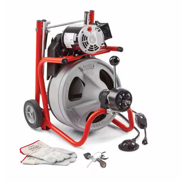 Drain Cleaning Machine,165 rpm,75 ft., Mfr#: 27008, RIDGID