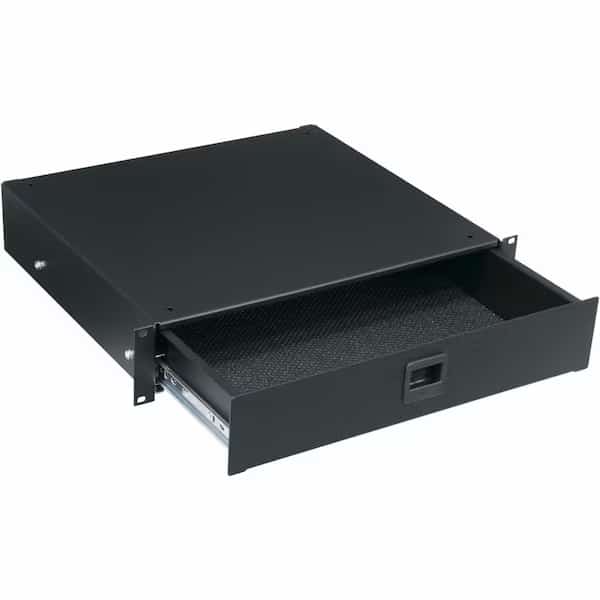 DRAWER RACK, 19"WX3.5"H 2RMU, BLACK