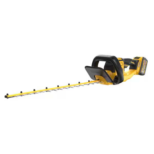 Cordless Battery-Powered Hedge Trimmer Kit, Double-Sided 26 in L Blade, 60 V Electric