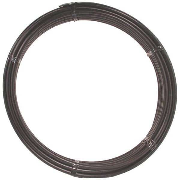 CRESLINE 18210 High-Density Pipe, 3/4 in, 125 psi, Black