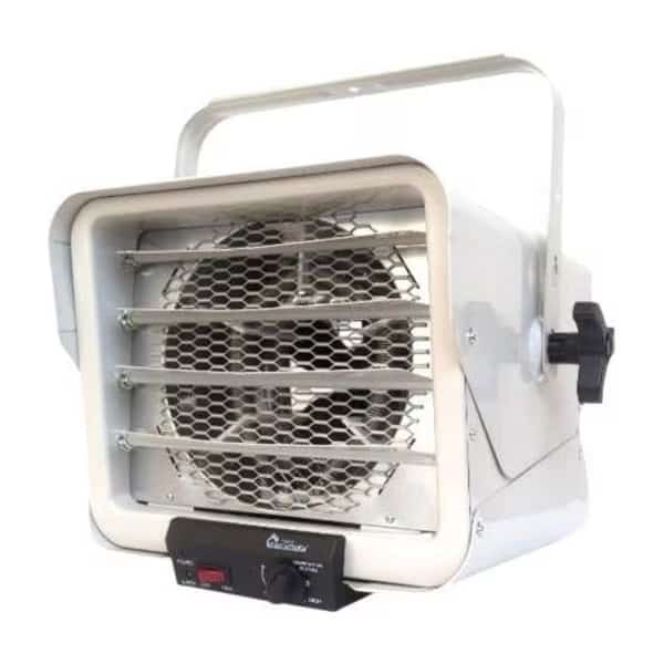 Wall/Ceiling Mounted 240-Volt Hardwired Shop Garage Commercial Heater, 3000-watt/6000-watt