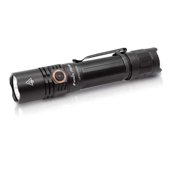 Industrial Flashlight, Alum, Black, 1700lm