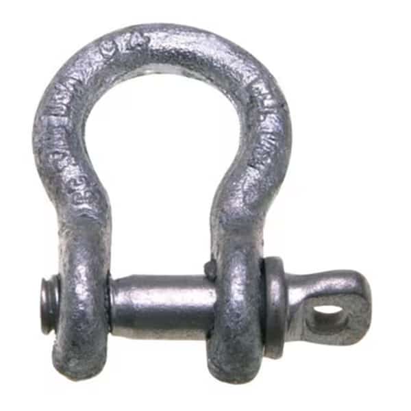 3-8 Inch 1T Anchor Shackle W-Screw Pin Carbon