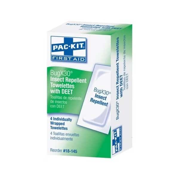 Insect Repellent, Pad, 0.28 oz., DEET