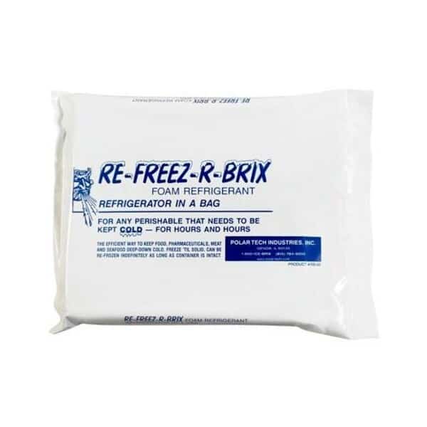 Re-Freez-R-Brix Cold Bricks, 9" x 8" x 1 1/2", White, PK6