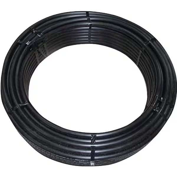 CRESLINE SPARTAN 100 Series 20010 Pipe, 1/2 in, 100 psi, Black