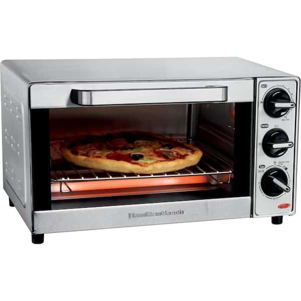 Hamilton Beach Stainless Steel Silver Toaster Oven 8.7 in. H X 11.5 in. W X 15 in. D