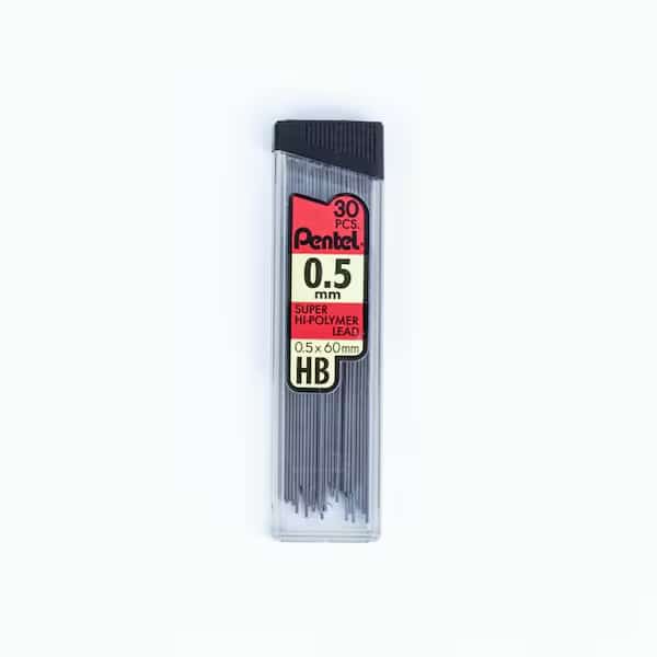 HB Super Hi-Polymer Leads, 0.5mm, Black, PK360, 360PK