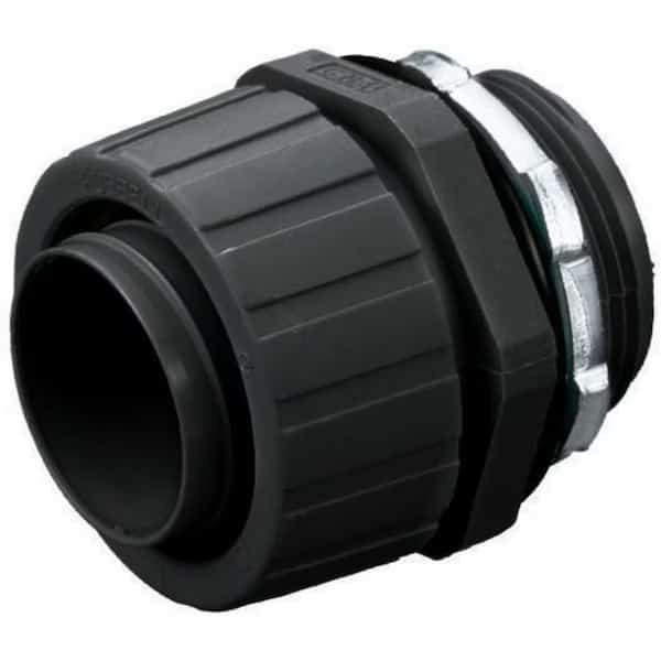 Insulated Connector, 1-1/2 In., Nylon, HUBBELL WIRING DEVICE-KELLEMS, Mfr# P150NBK